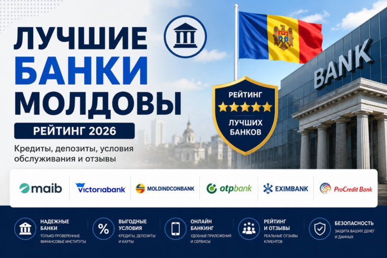 Лучшие банки Молдовы в 2026 году: рейтинг, условия, кредиты и обслуживание