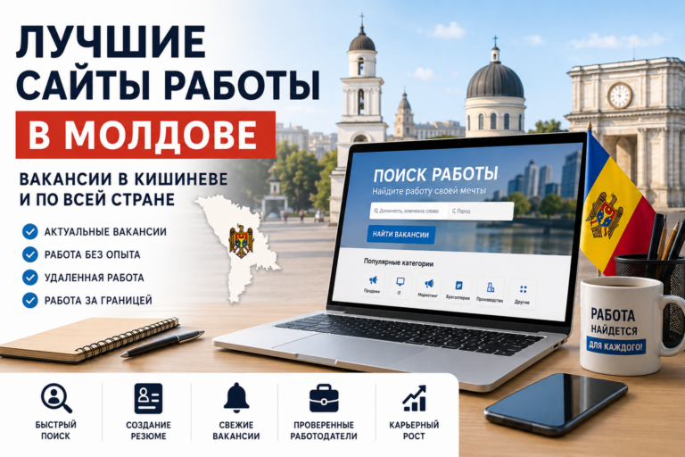 Лучшие сайты работы в Молдове в 2026 году: где искать вакансии в Кишиневе и по всей стране