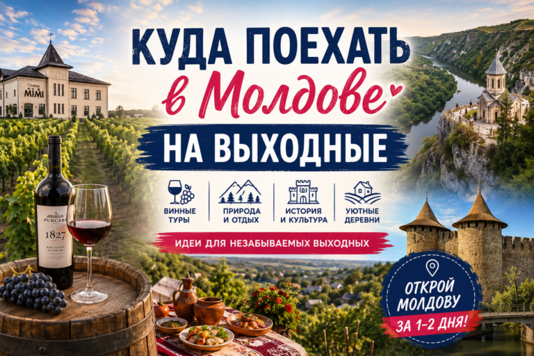 Куди поїхати в Молдові на вихідні — найкращі ідеї для відпочинку, подорожей та яскравого вікенду (2026)