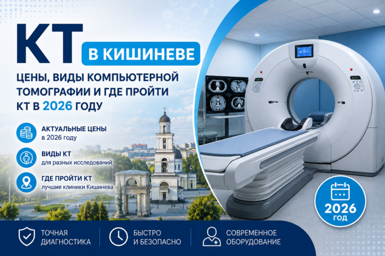CT în Chișinău — prețuri, tipuri de tomografie computerizată și unde se poate face CT în 2026