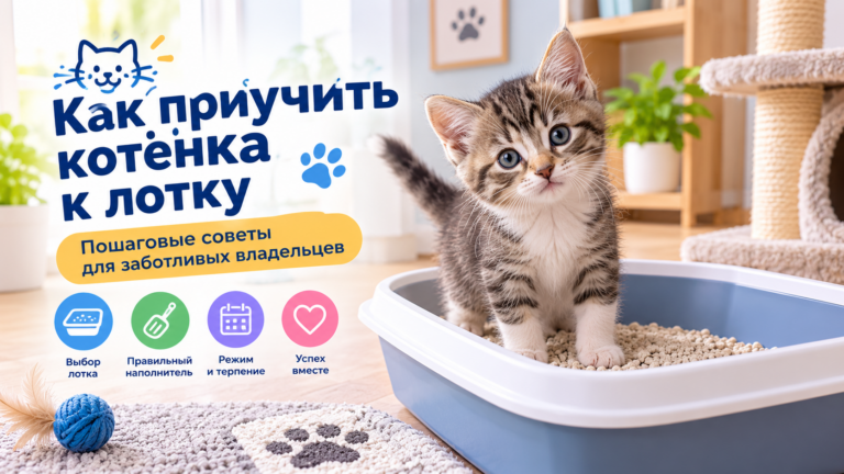 Как приучить котёнка к лотку: пошаговая инструкция для начинающих владельцев